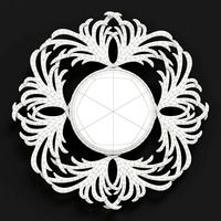 Mirror with Leaves