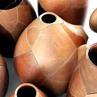 Clay dishes old style