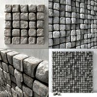 Panel stone cube n6