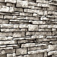 White brick panel n3