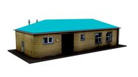 Realistic European City Block Building 3d model 27