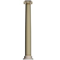 Roman Ionic Piller Low Poly