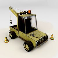 truck crane LowPoly