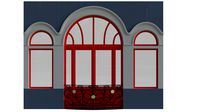 Art Nouveau window