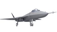 Pak Fa T50 Russian Stealth fighter Game Model 18K