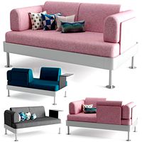 Delaktig 2 pers sofa