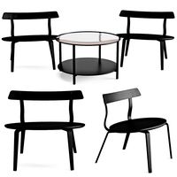 Armchair and Coffee Table Varmer Vittsjo