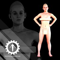 Female Scan - Helga 006 Hands on Hips Pose