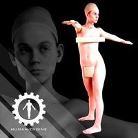Female Scan - Helga 003 Standing Pose