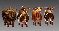 cow cartoon