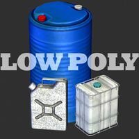 Containers - lowpoly models