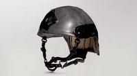 Military Helmet With Rails