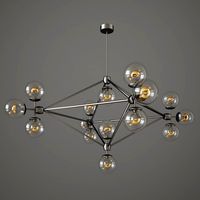 Chandelier 15 Globes designed by Jason Miller