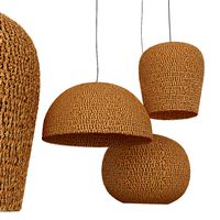 Chandeliers Rotang dome Set 5