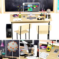Laboratory physics room