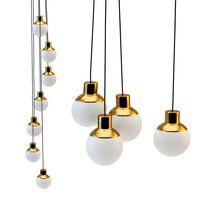 Mass gold light lamp
