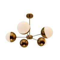 Suspended lamp copper light chandelier 5