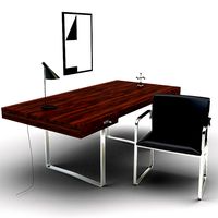 Chair Ch111  Wegners CH110 desk set