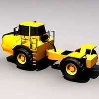 Low Poly TD450D Scraper Hauler.MAX
