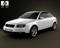 Audi A4 B6 sedan 2002 3D Model