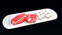 Meat and eggs