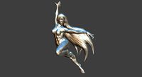 Dynamic Female Statue