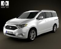 Nissan Quest 2011 3D Model