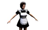 Japanese Maid Outfit Girl 0003