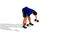 Swing pullup weight Exercise Man Animation