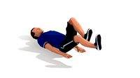 Bicycle Exercise Man Animation