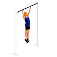 Pullup Exercise Woman Animation