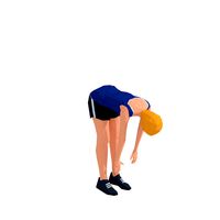 Slope Exercise Woman Animation