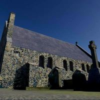 building churchyard