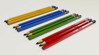 Graphite pencils pack 3D model