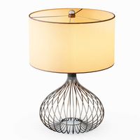 Nickel Wire Table Lamp