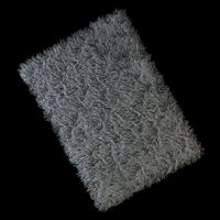 Deep-piled carpet