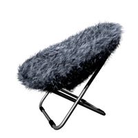Blue Gray Fur Rific Hang A Around Chair