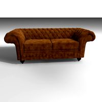 GROSVENOR 3 SEATER VELVET ARMCHAIR