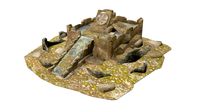 Mayan Building VI - Low Poly - Textured