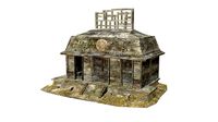 Mayan Building II - Low Poly - Textured