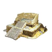 Mayan Building IV Low Poly Textured