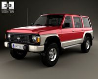 Nissan Patrol Y60 5-door 1987 3D Model