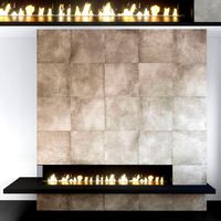 Wall Panel Set 121 Fireplace