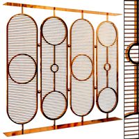 Decorative partition set 56