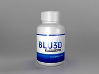 Tablet Medication Bottle White