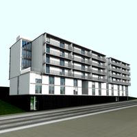 Modern Apartment Building