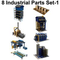 8 Industrial Parts Set 1