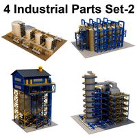 4 Industrial Parts Set 2