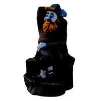 Garden Figurine Gnome Sitting On A Stump