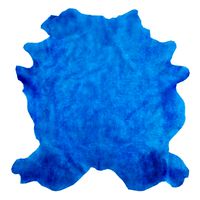 Blue Cowhide Rug